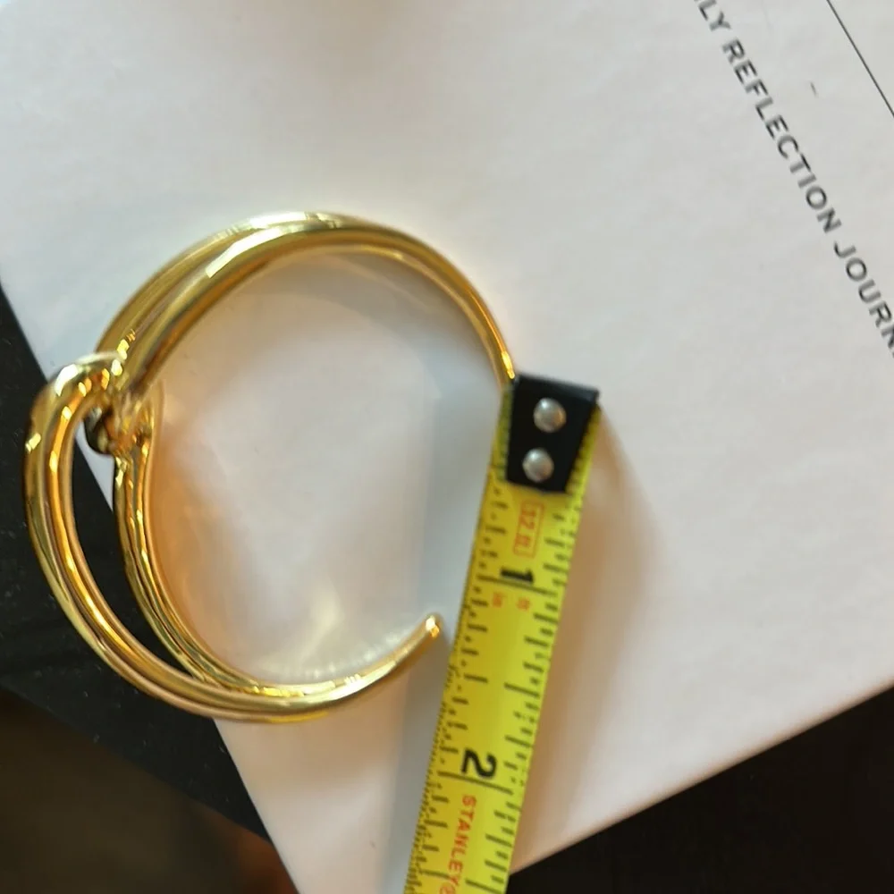 J. Crew Gold Knot Open Cuff Bracelet